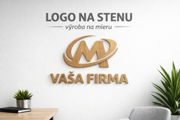 Dřevěné logo na míru z HDF