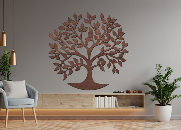 Dřevěný strom života na zeď – Rodinný rozkvět
