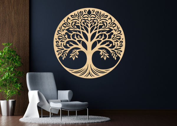 Dřevěný obraz - Strom života Bohatá koruna